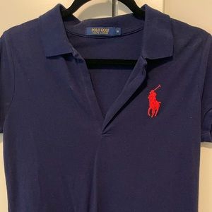 Ralph Lauren Polo Golf tee blue size medium. Slim fit